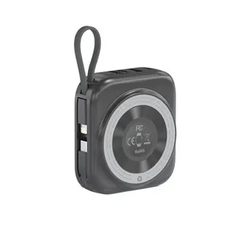 Choetech 10000 mAh LED Display Power Bank for Mobile and Apple Watch Black