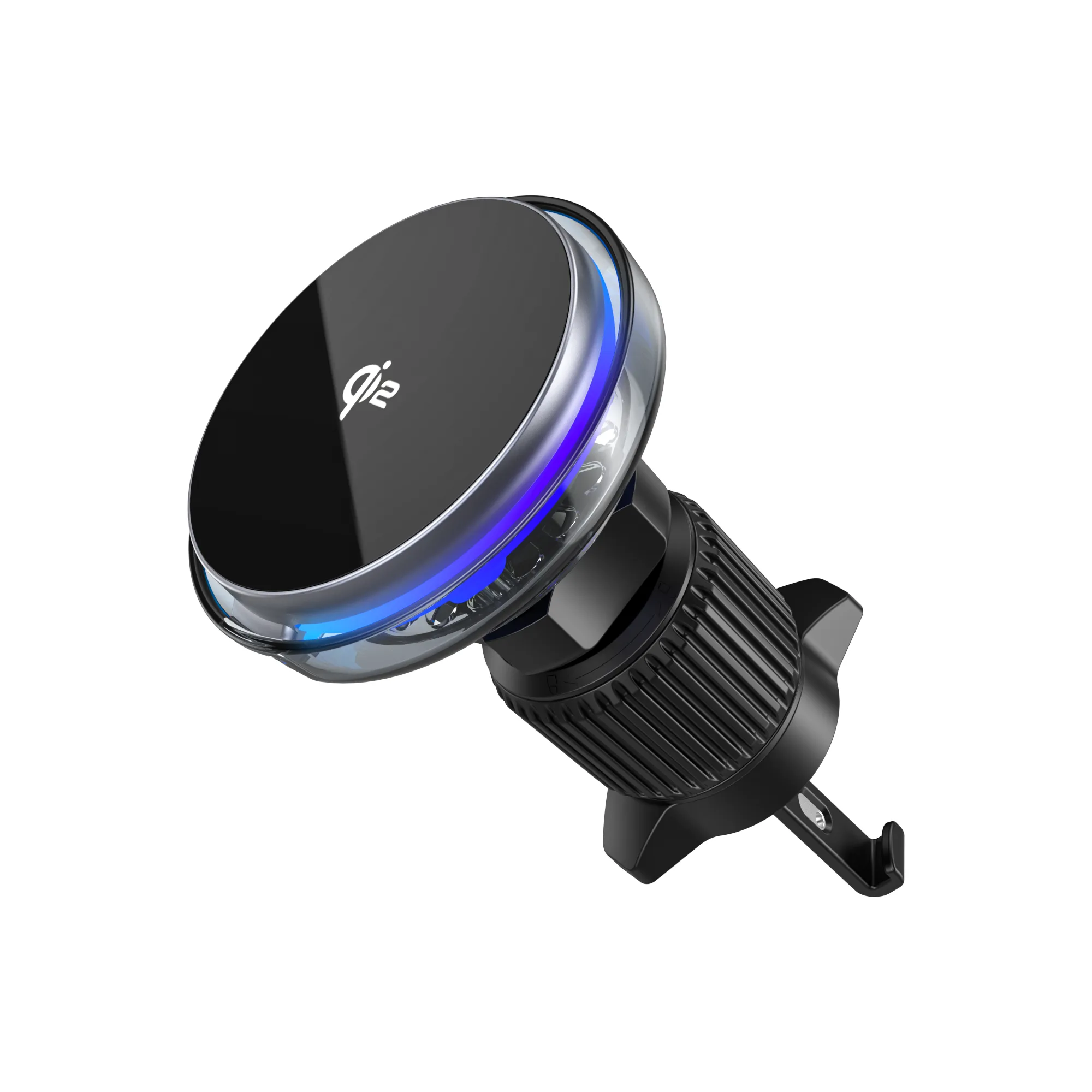 Фото Беспроводное автомобильное зарядное устройство для Choetech 15W Qi2 Fan Cooling Magnetic Car Charger (T233-F) – зарядка для автомобиля