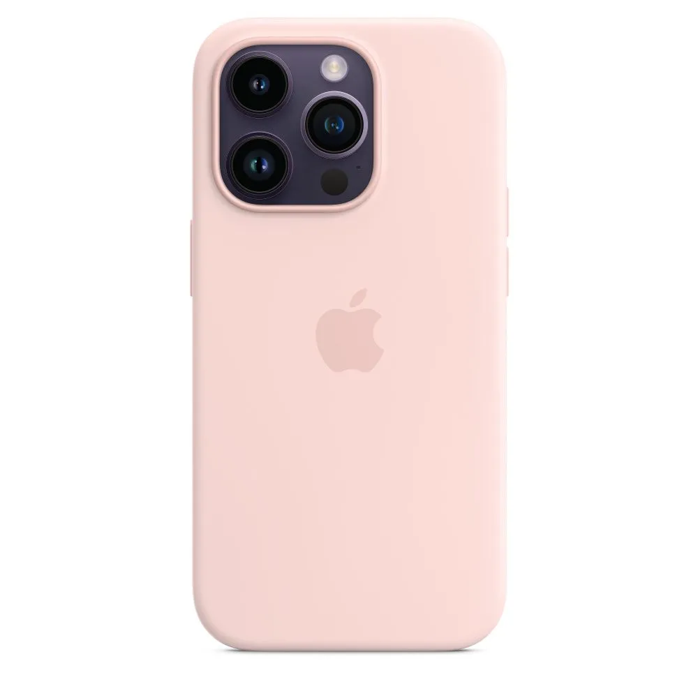 Apple Silicone Case 1:1 for iPhone 14 Pro Max with MagSafe Chalk Pink