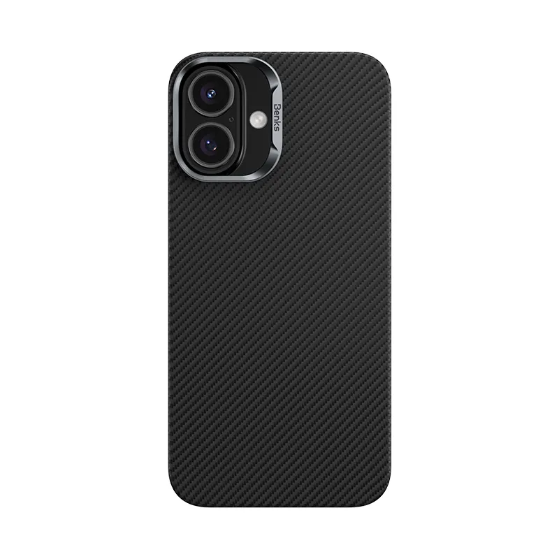 Фото Чехол-накладка Benks Armor Air Kevlar Case (600D) для iPhone 16 Pro с MagSafe Black (6948005904951) – чехол iPhone