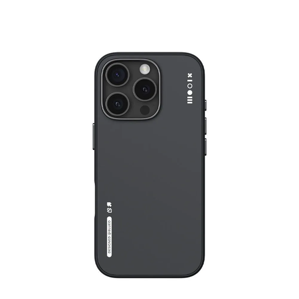 Фото Чехол-накладка Blueo Dual Color Liquid Silicone Case для iPhone 16 Pro Max с MagSafe Black (BL045-I16PMBLK) – чехол iPhone