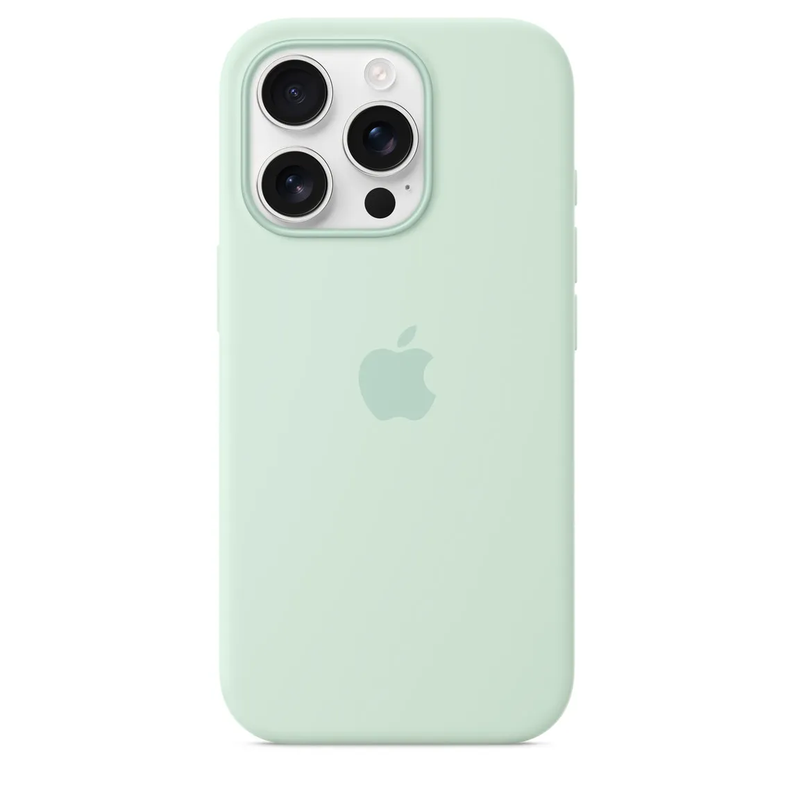 Фото Чохол-накладка Silicone Case (AAA) для iPhone 16 Pro с MagSafe Aquamarine (ASC16PAQMN(M)) – чохол iPhone