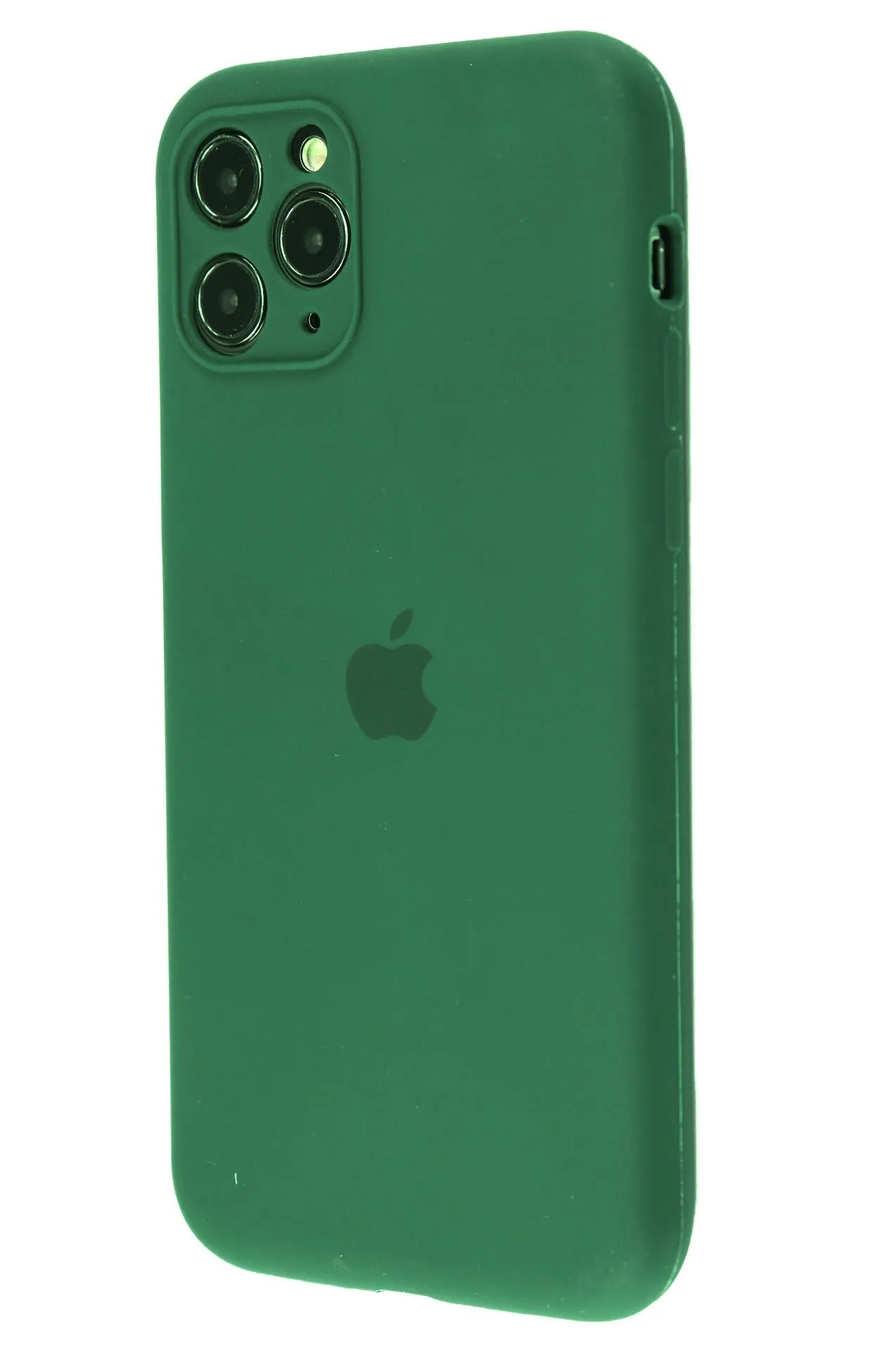 Apple Silicone Case for iPhone 12 Pro Army Green (With Camera Lens Protection)