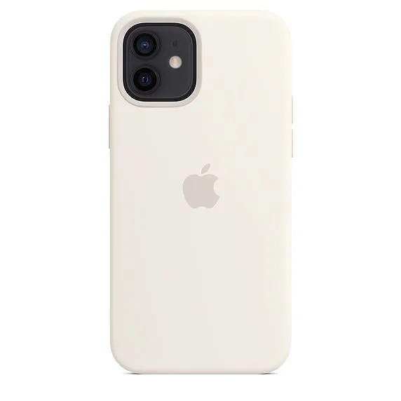 Фото Чехол-накладка Silicone Case (AAA) для iPhone 12 Mini с MagSafe White (ASC12MWHT(M)) – чехол iPhone