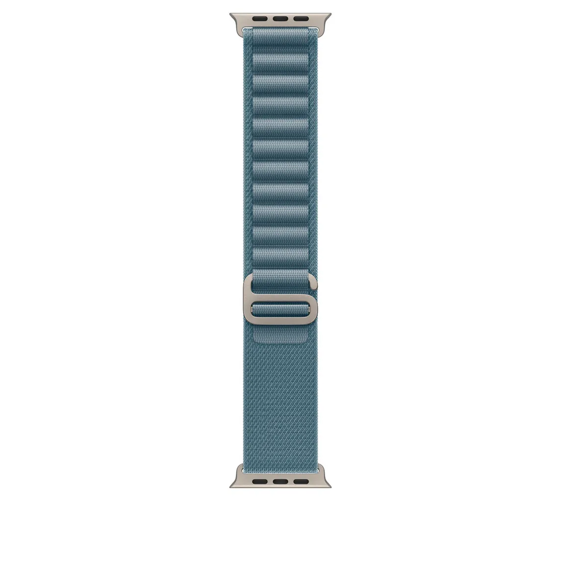 Alpine Loop для Apple Watch 42/44/45/46/49 mm Light Blue (Срібляста застібка)