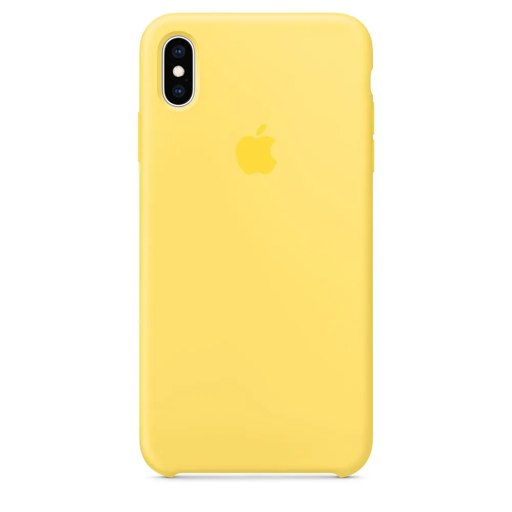 Apple Silicone Case for iPhone Xs Max Canary Yellow