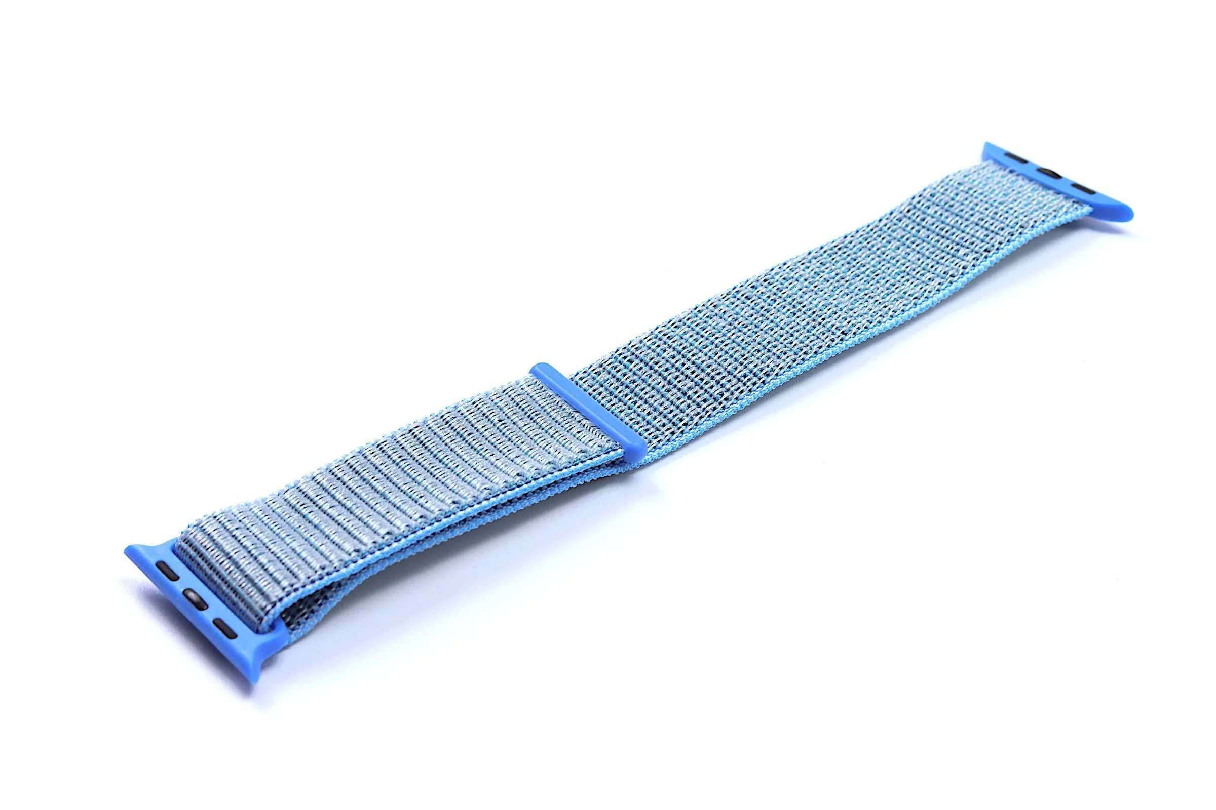 Nylon Sport Loop Band for Apple Watch 38mm Tahoe Blue
