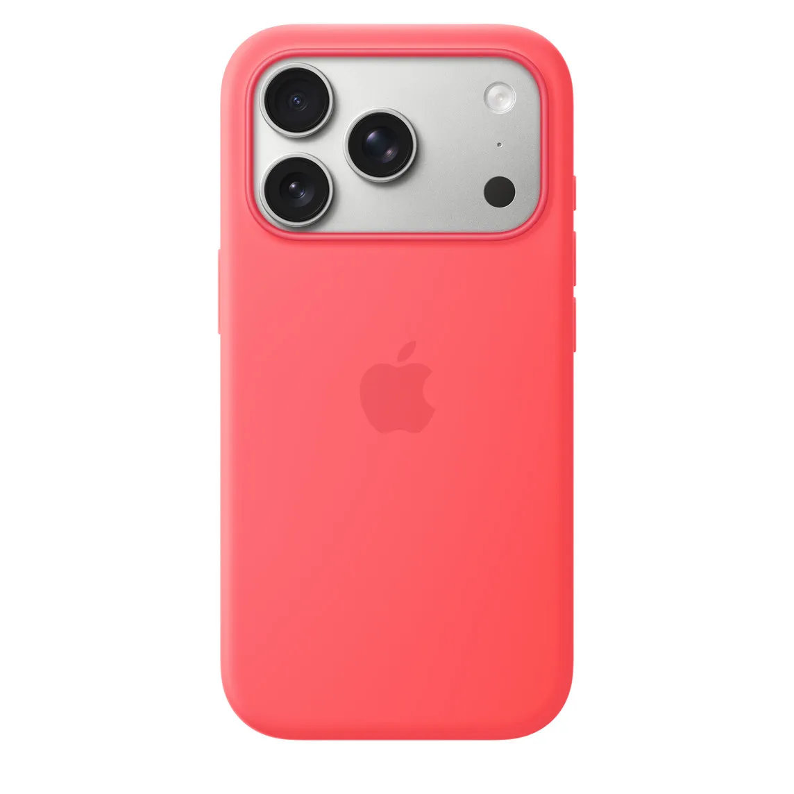 Silicone Case (AAA) для iPhone 17 Pro Max с MagSafe Bright Guava
