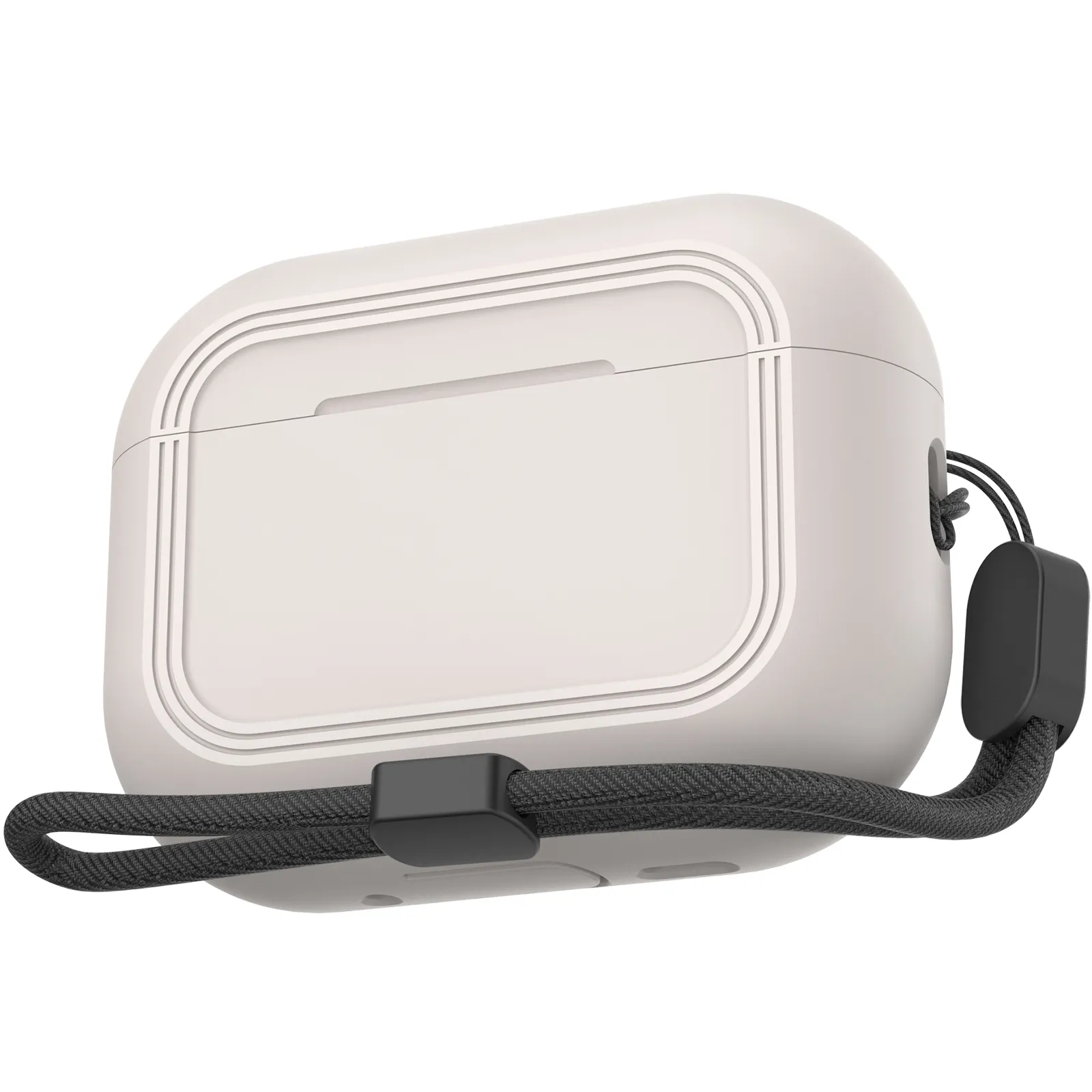 AhaStyle SoftGrip Silicone Case для Airpods Pro 3 Light Grey