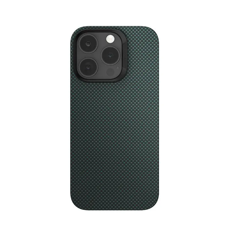 Фото Чехол-накладка Benks Armor Tint (1000D) Kevlar Case для 16 Pro с MagSafe Aurora Green (6948005908409) – чехол iPhone