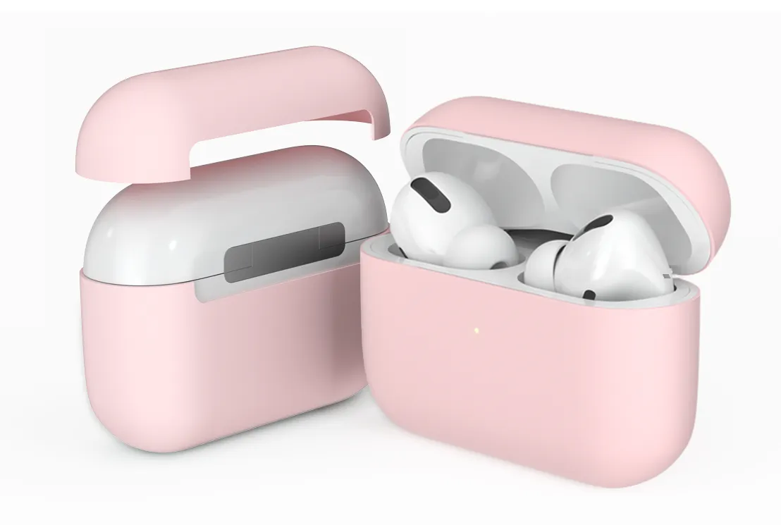 AmazingThiing Ultra Skinny Premium Case for Airpods Pro Pink Sand