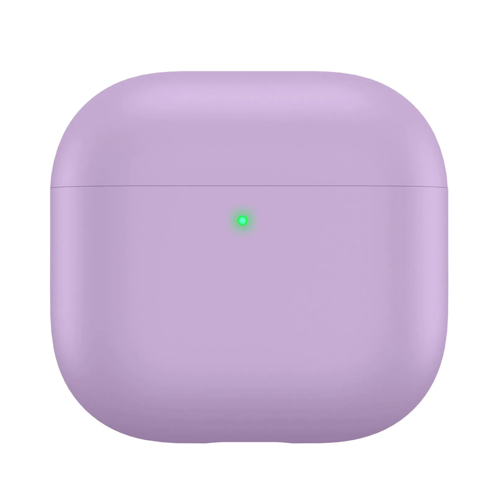 AhaStyle Ultra-Thin Colorful Silicone Case для Airpods 4 Lavender Purple