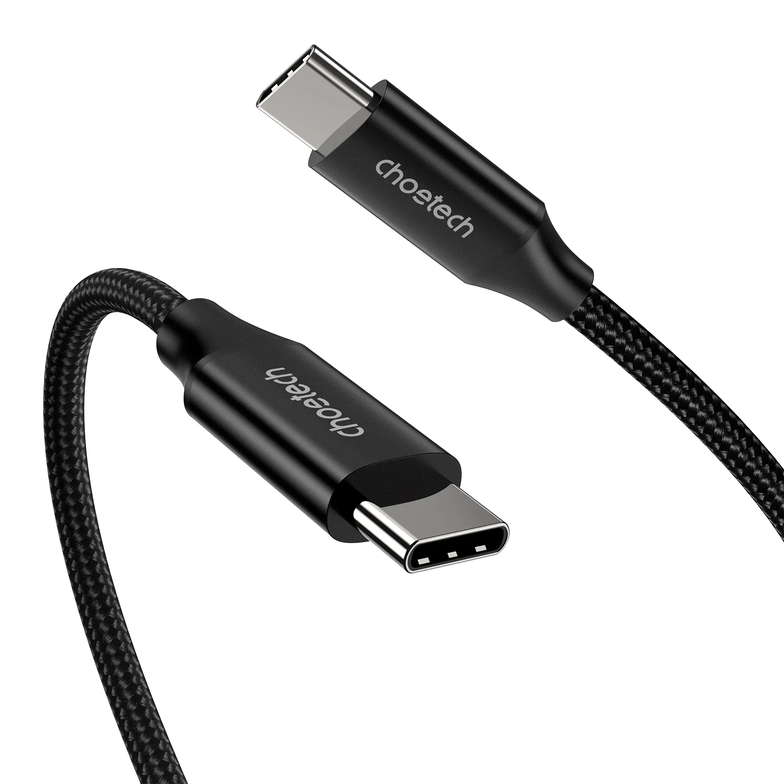 Кабель Choetech USB-C 3.1 GEN 2 100w Cable (2m) Black (XCC-1007) фото кабеля