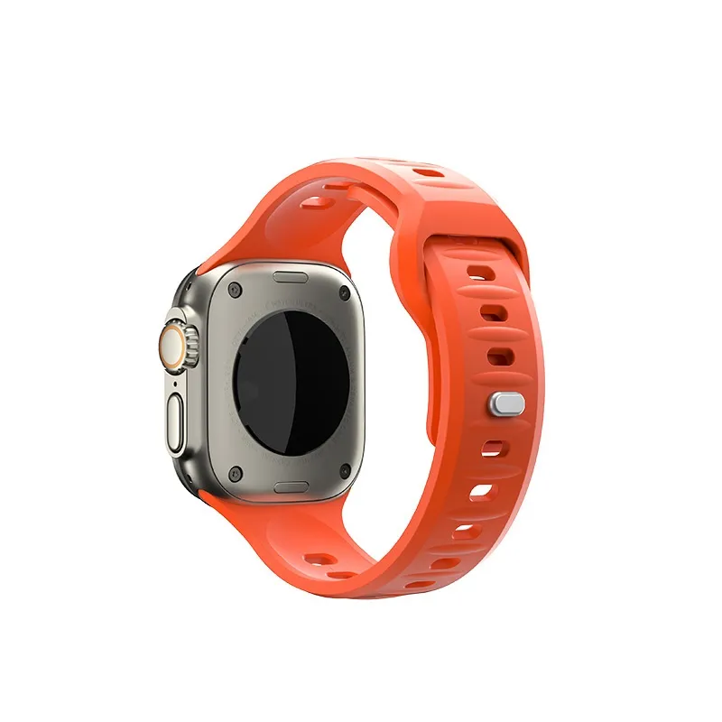 Blueo Fluoro Rubber Sport Watch Band 42/44/45/49 mm Orange