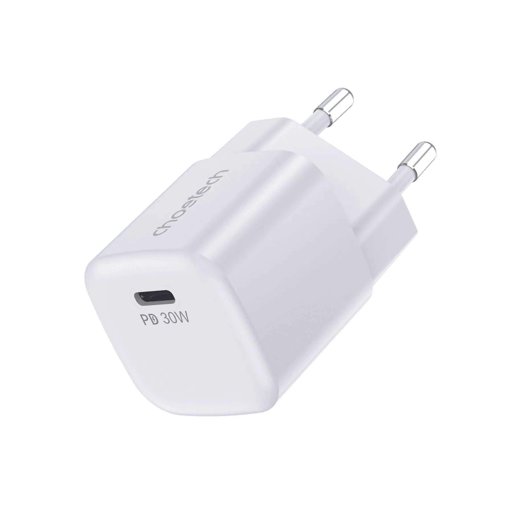 Мережевий зарядний пристрій Choetech GaN PD 30W USB-C Wall Charger White (PD5007-WHT) (PD5007-WHT) - фото сетевого зарядного устройства