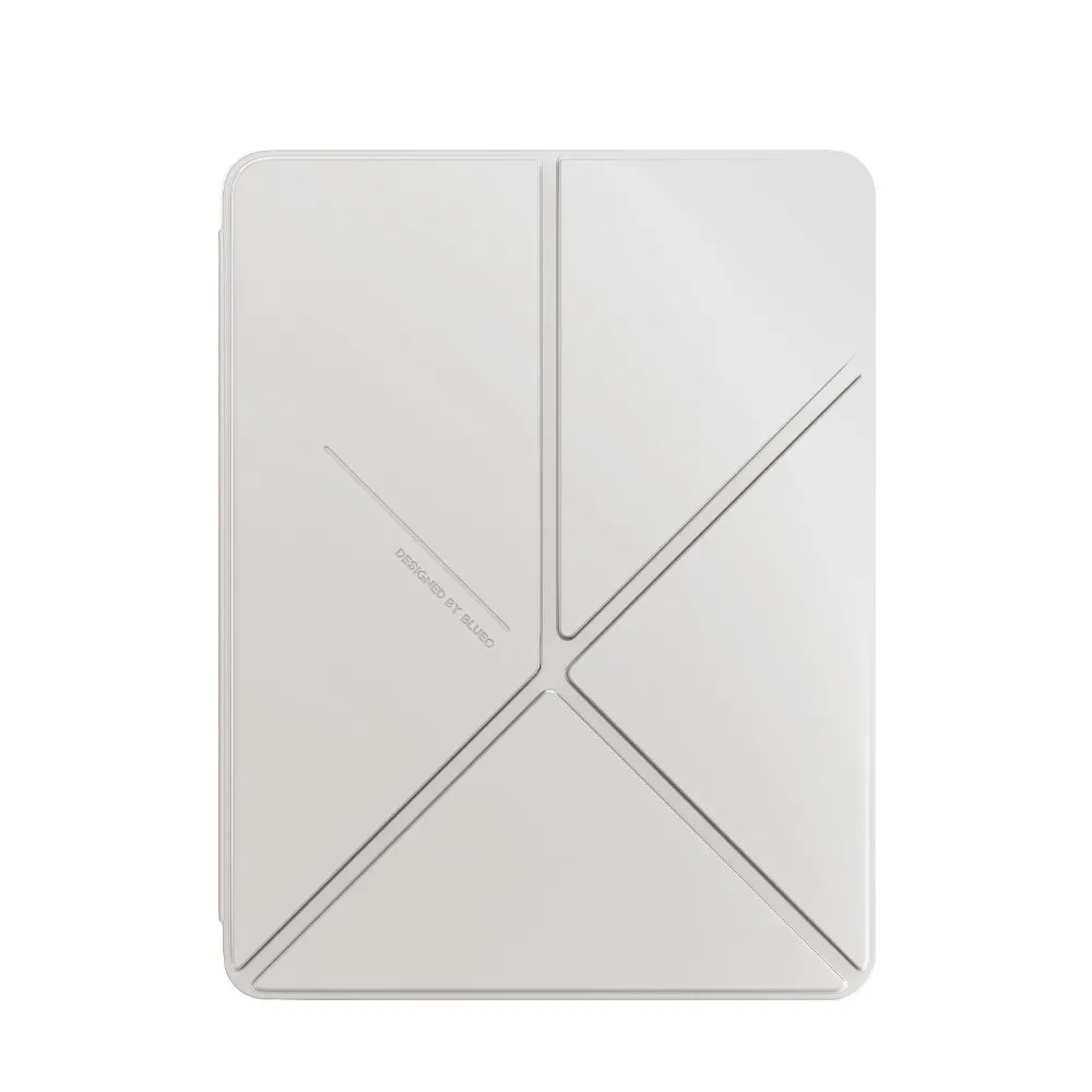 Blueo PC Case with Protective Shelter for iPad Pro 13'' (2024) White