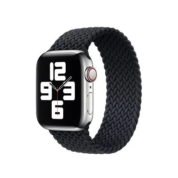 Braided Solo Loop for Apple Watch 42/44mm Charcoal (L/160mm)