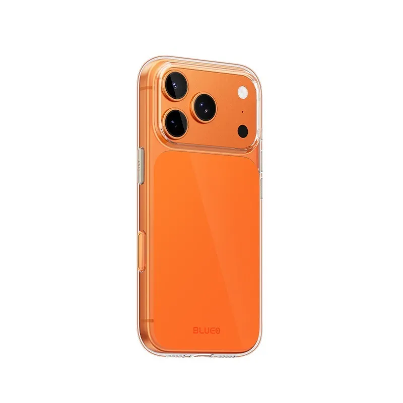 Фото Чохол-накладка Blueo Crystal Drop PRO Case для iPhone 17 Pro с MagSafe (Original Style) Orange (BL096O-I17P) – чехол iPhone