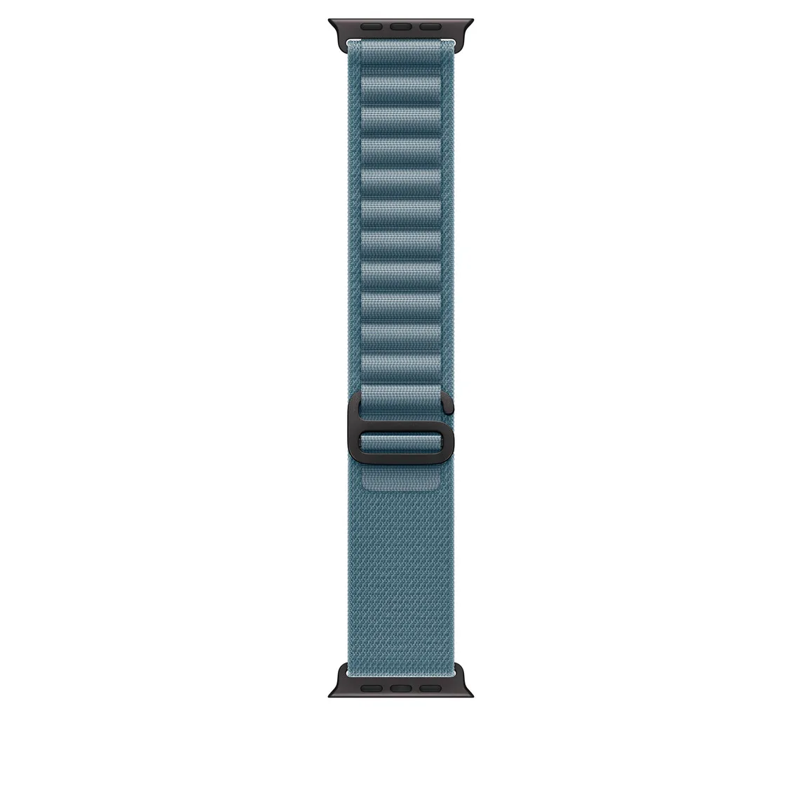 Alpine Loop для Apple Watch 42/44/45/46/49 mm Light Blue (Чорна застібка)