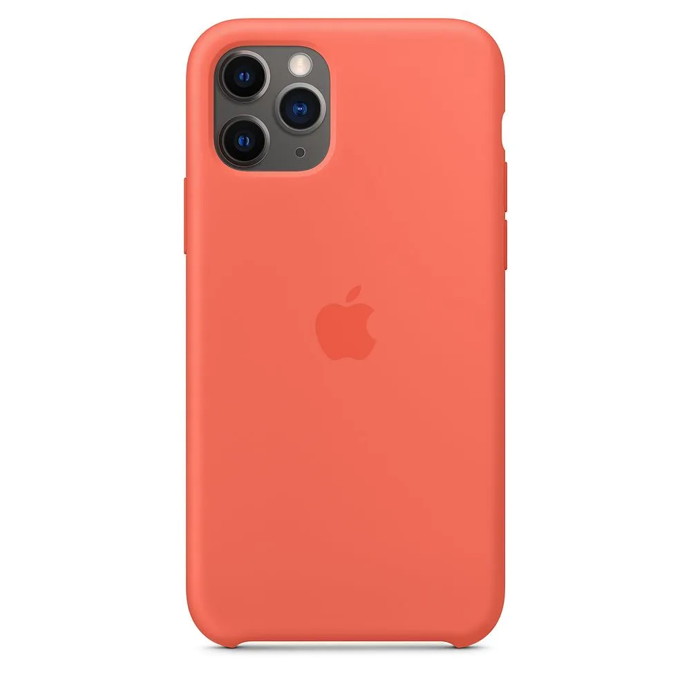 Apple Silicone Case 1:1 for iPhone 11 Pro Max Clementine (Orange)