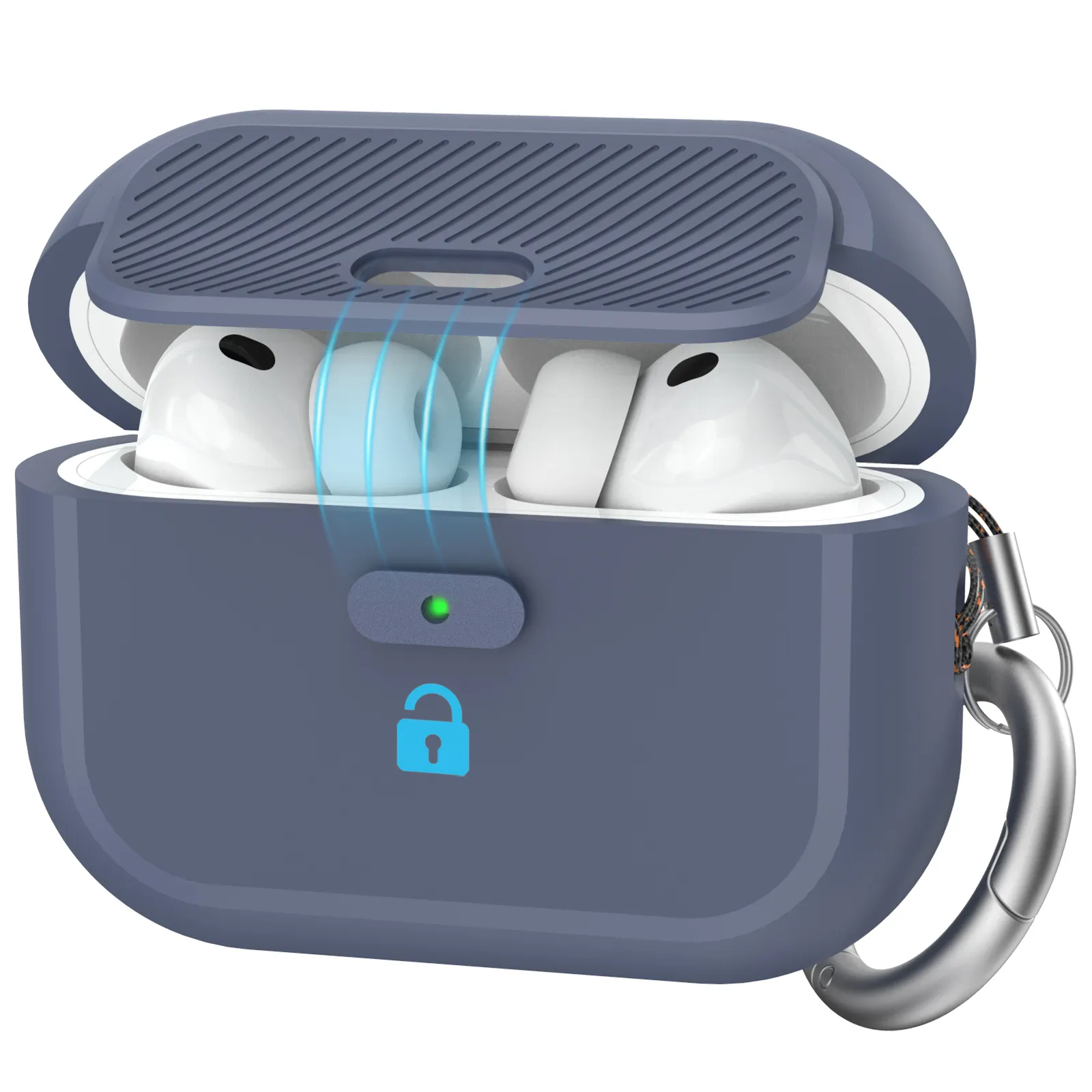 AhaStyle SnapLock Case для Airpods Pro 3 Midnight Blue