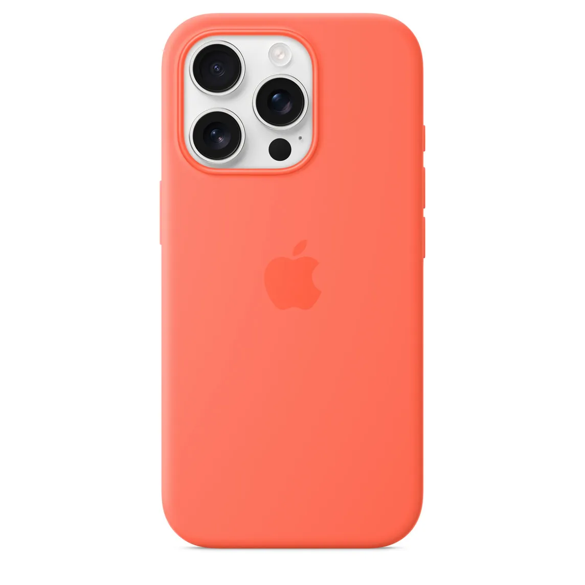 Apple Silicone Case 1:1 for iPhone 16 Pro Max with MagSafe Tangerine