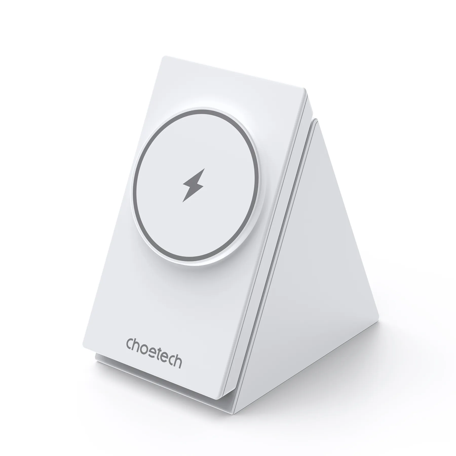 Бездротовий зарядний пристрій Бездротовий зарядний пристрій Choetech 3 in 1 Desktop Charger Stand White (T600-F)