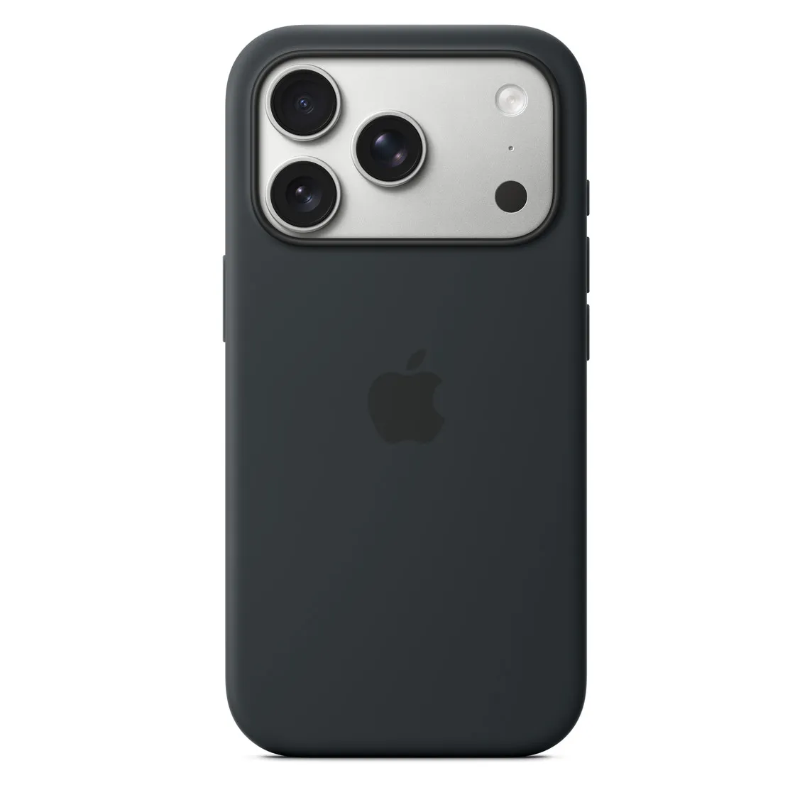 Silicone Case (AAA) для iPhone 17 Pro Max с MagSafe Black