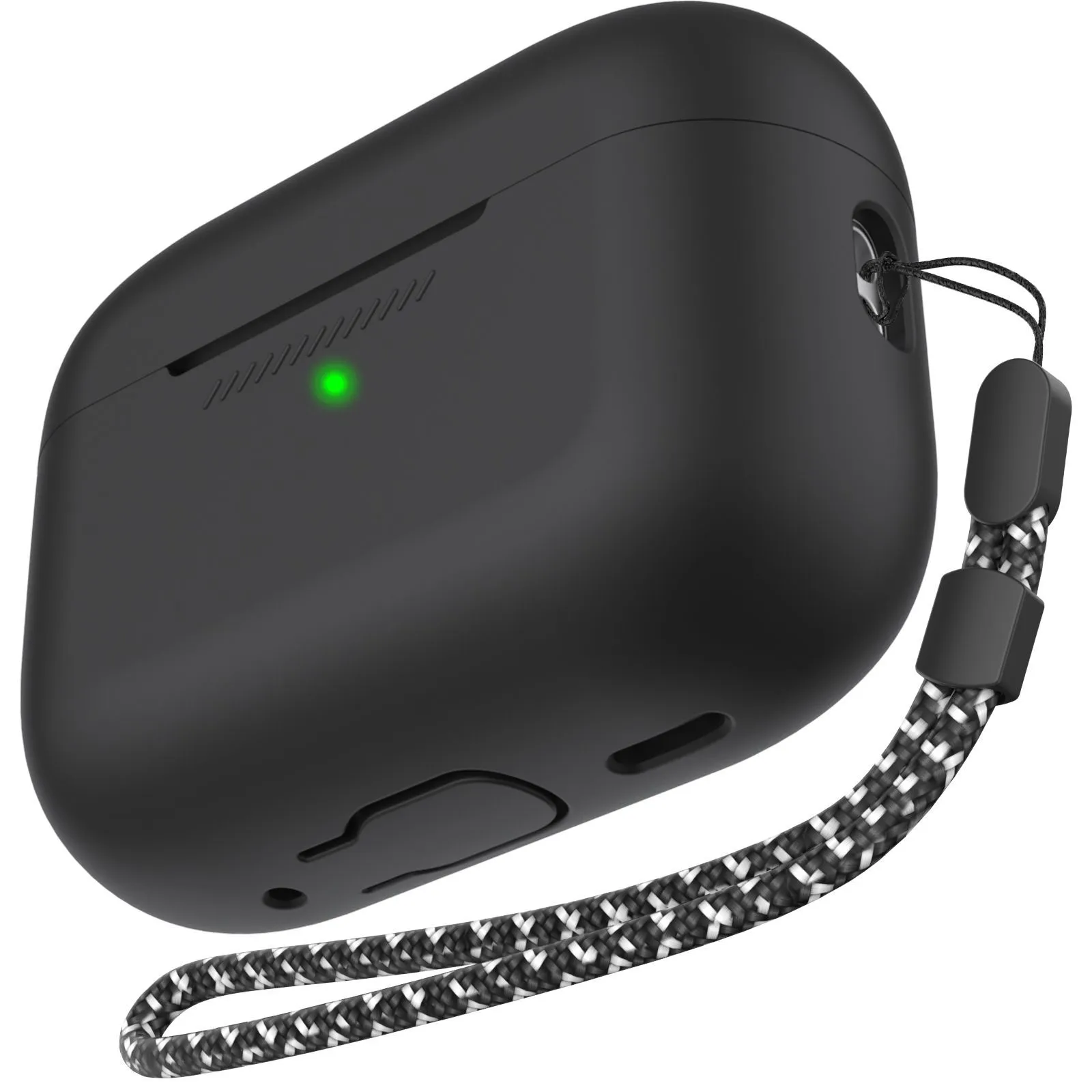 AhaStyle Colorful Silicone Case для Airpods Pro 2 Black