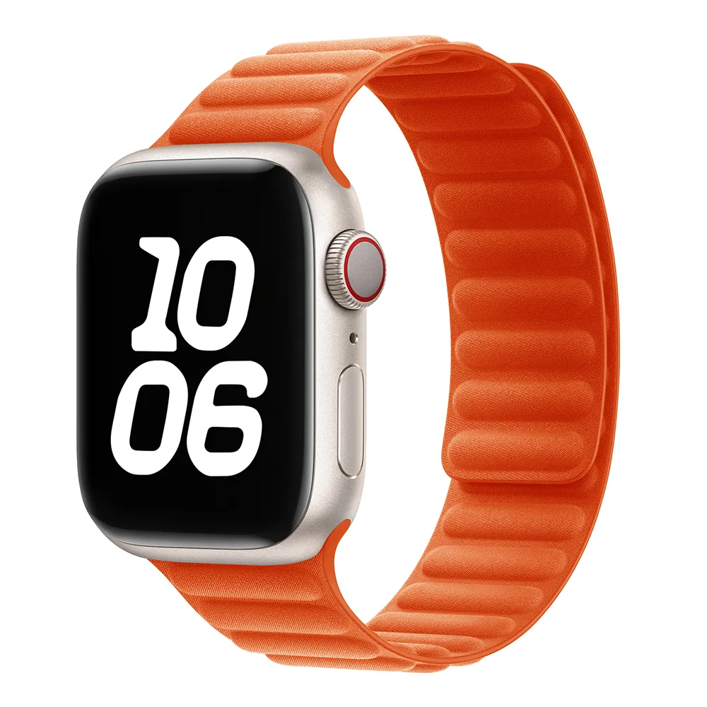 FineWoven Magnetic Link для Apple Watch 42/44/45/46/49 mm Orange