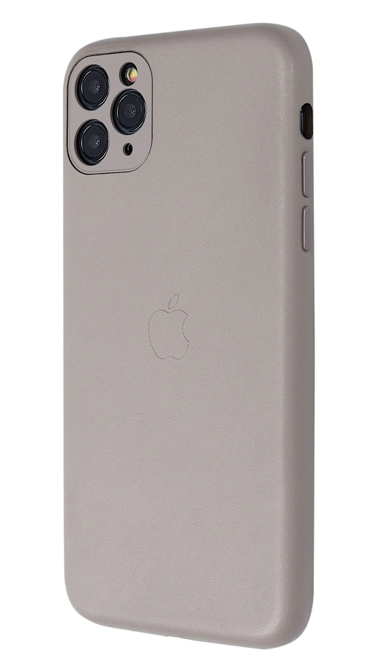 Apple PU Leather Case for iPhone 11 Pro Max Light Brown (With Camera Lens Protection)