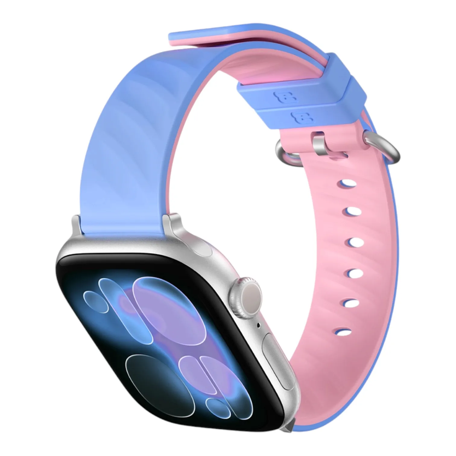Blueo Lolipop Silicone Band для Apple Watch 42/44/45/46/49 mm Pink Purple