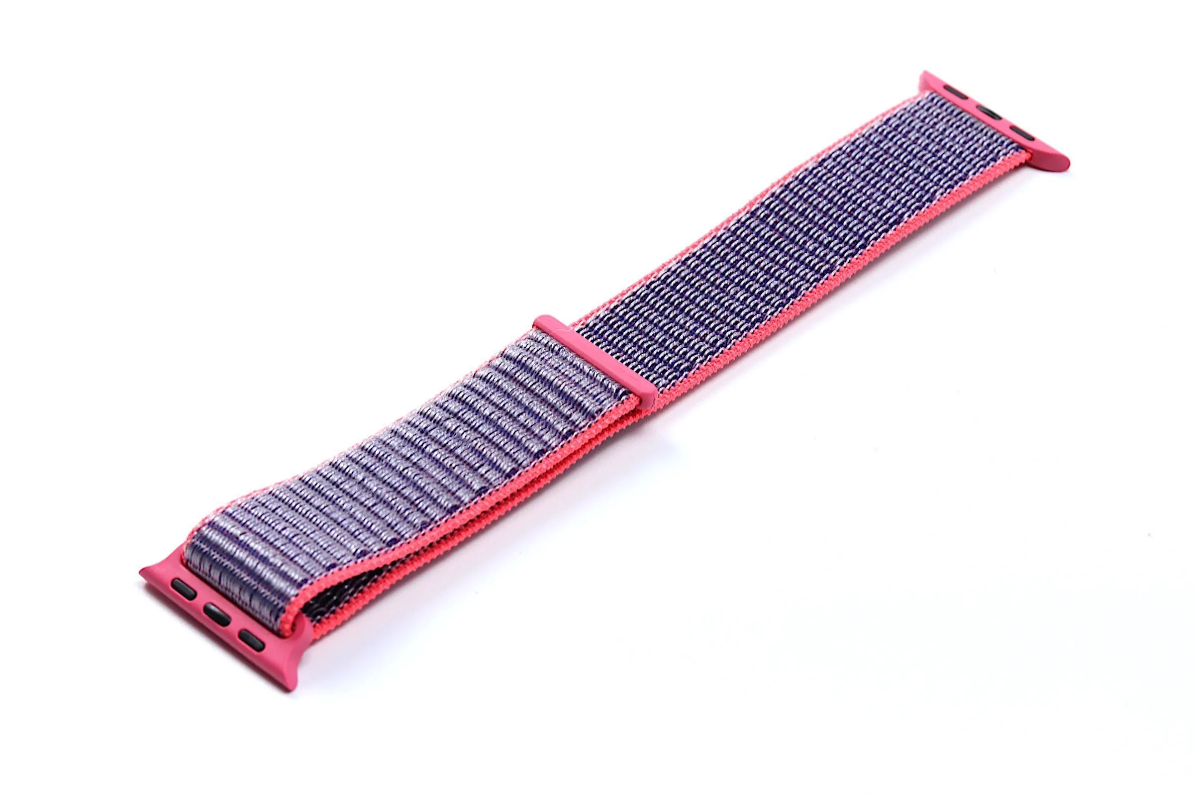 Nylon Sport Loop for Apple Watch 42mm Electric Pink
