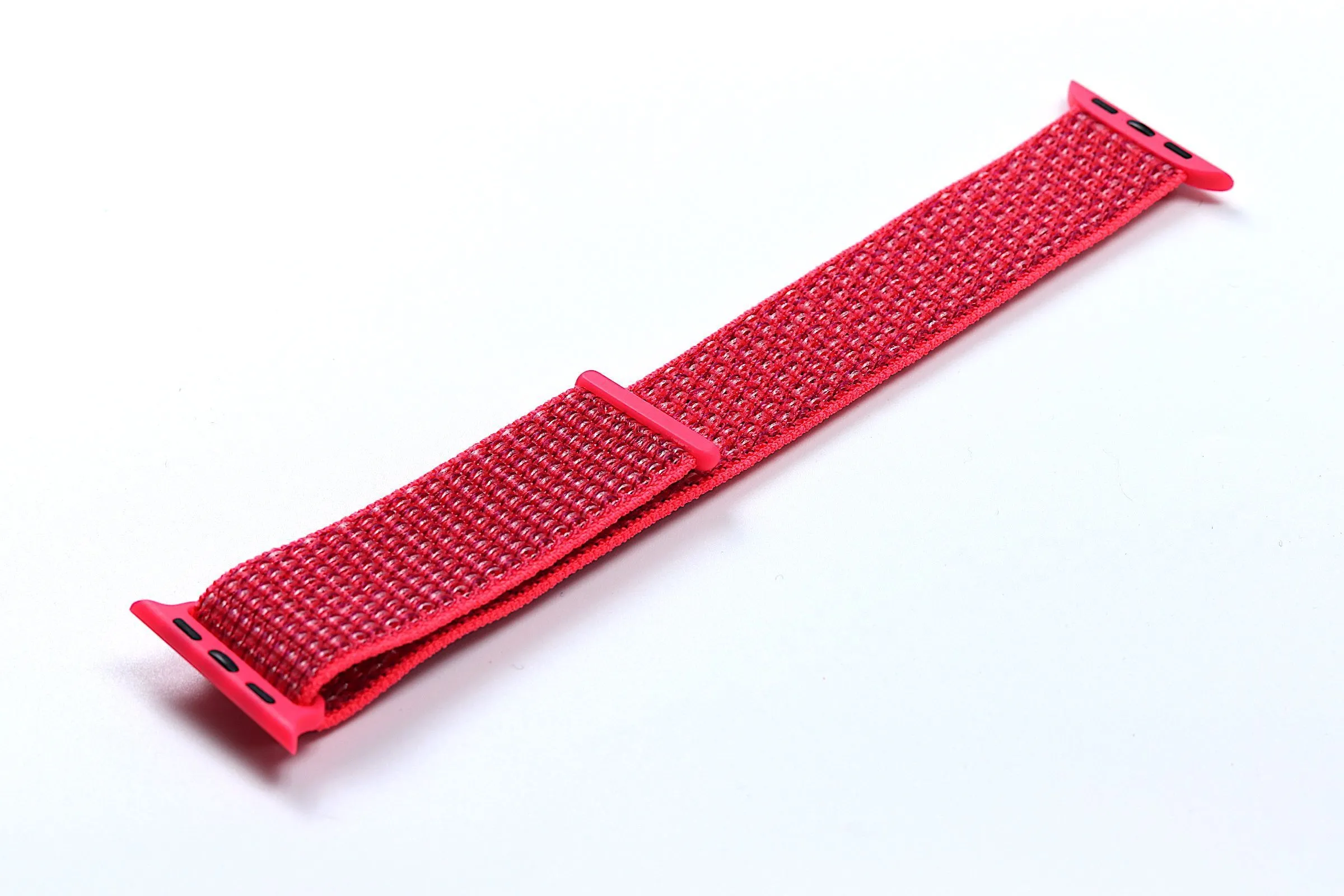 Nylon Sport Loop Band for Apple Watch 42/44 mm Hibiscus Pink