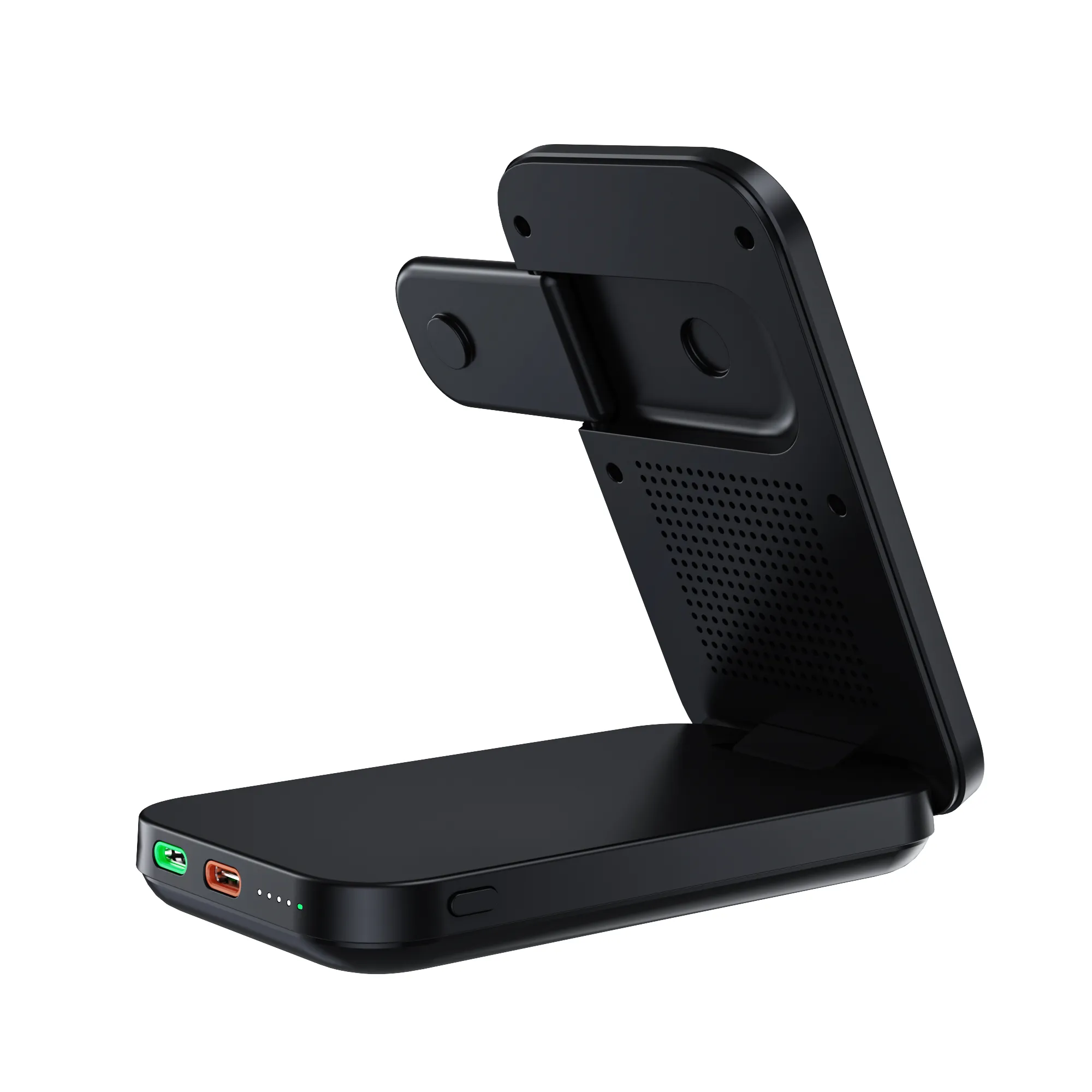 Бездротовий зарядний пристрій Бездротовий зарядний пристрій Choetech Qi2 3-in-1 Magnetic Charger Holder with 10000 mAh battery (B750)