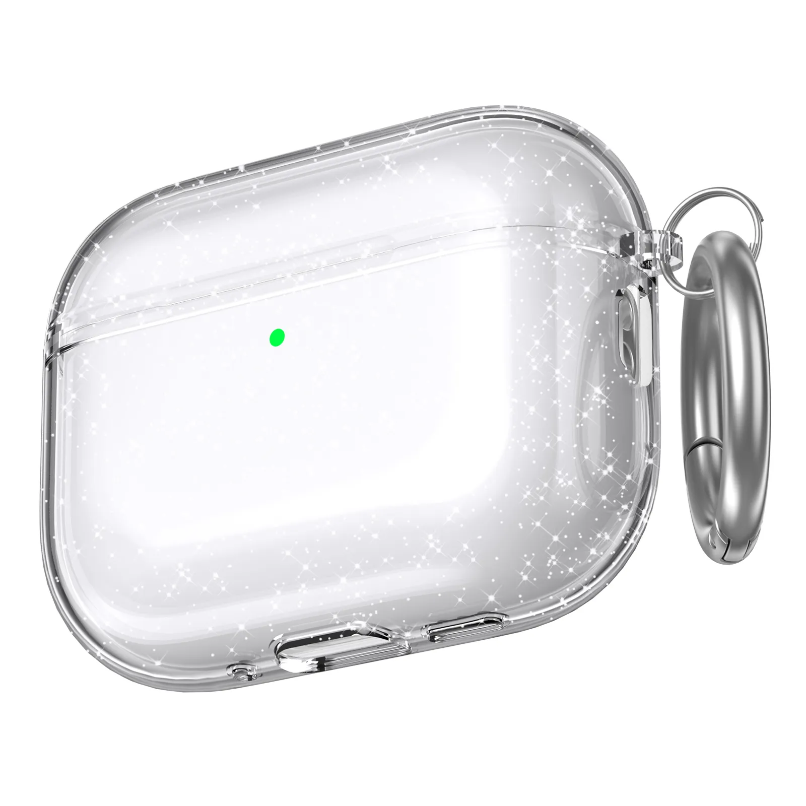 AhaStyle Transparent TPU Case для Airpods Pro 3 Glitter