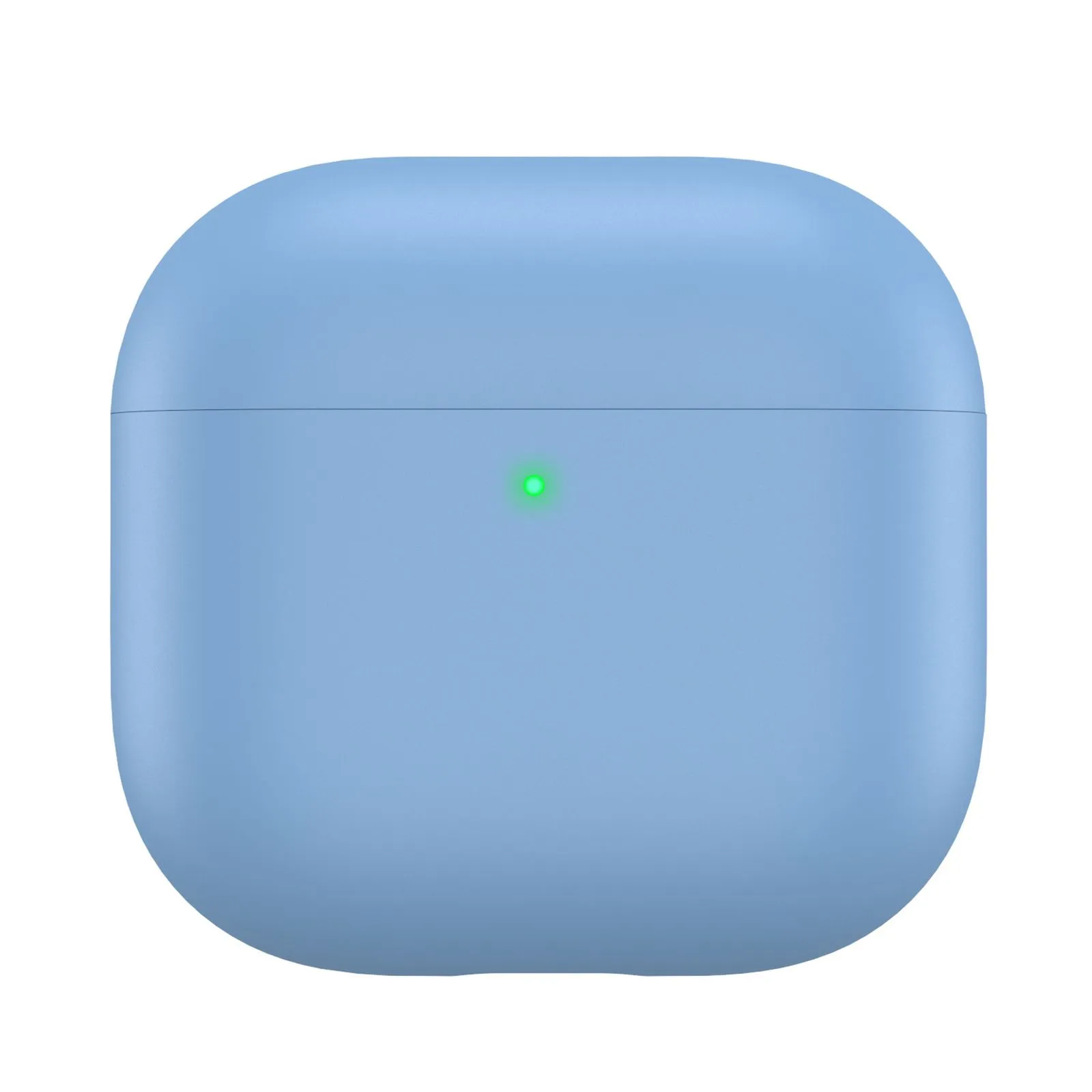 AhaStyle Ultra-Thin Colorful Silicone Case для Airpods 4 Sky Blue
